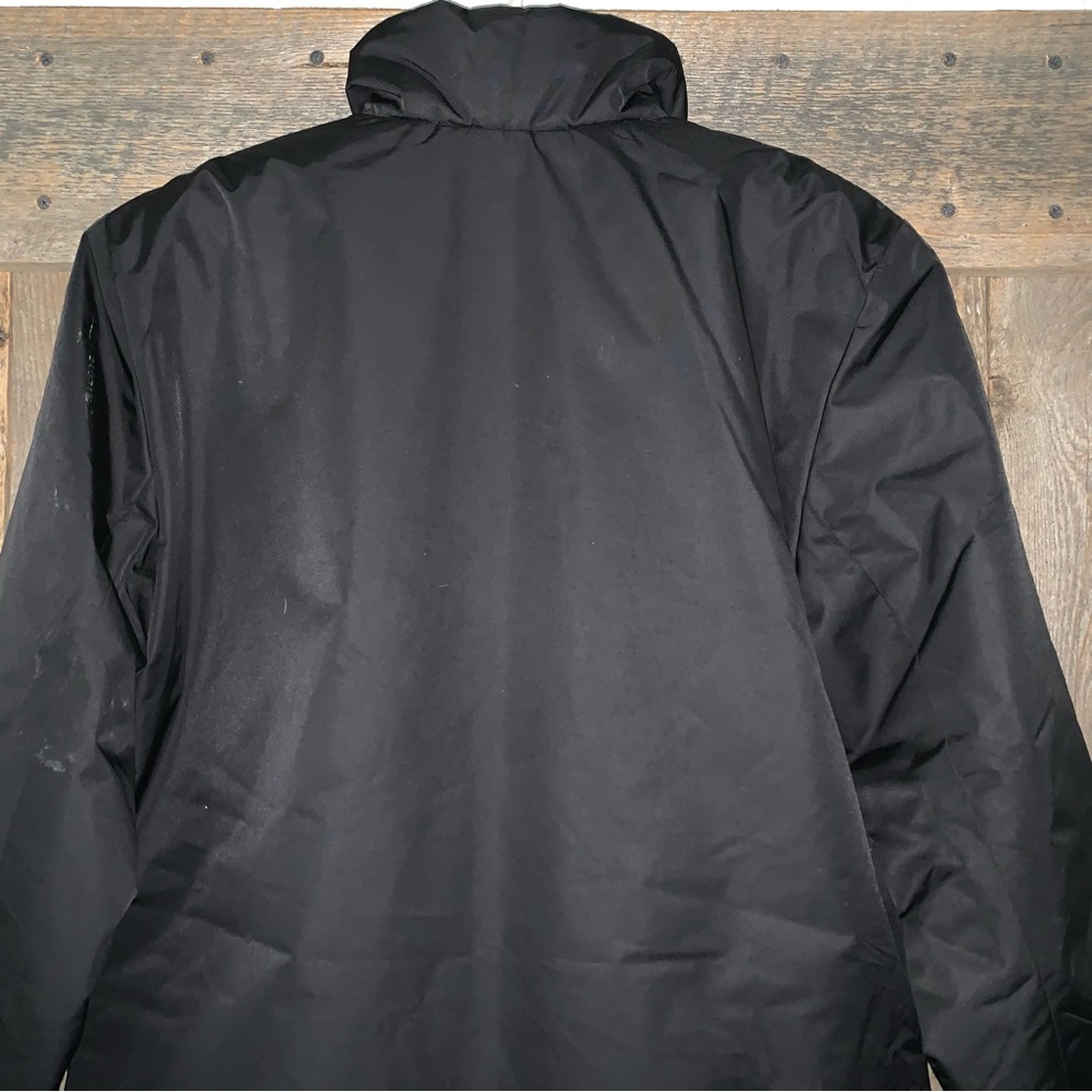Women’s S Designer GUY LAROCHE STUDIO Black Quilted Reversible Snap Down Coat EC - Picture 13 of 16